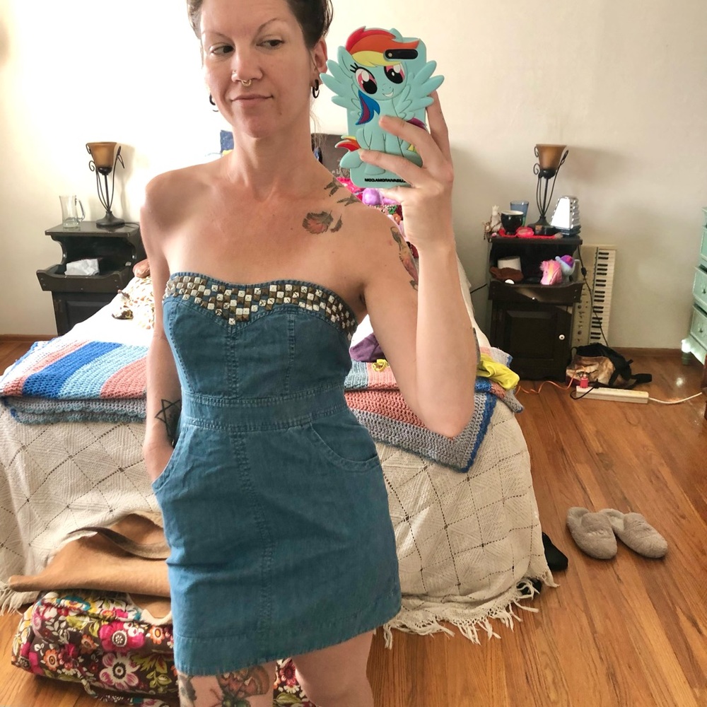 Free People denim dress
